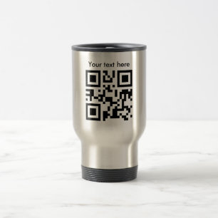 Travel mug (custom text)