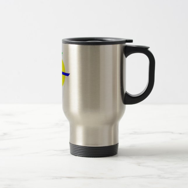 Travel Mug, DMR Logo w/ text Mug (Right)