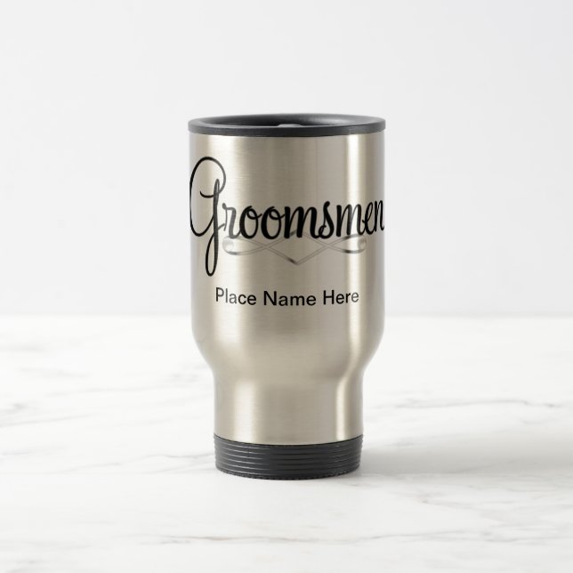 Travel Mug for Groomsmen (Center)