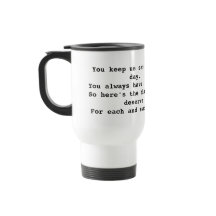 Travel Mug for School Bus Aide or Bus Driver