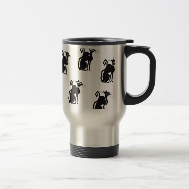 Travel Mug - Professional Cat (Right)