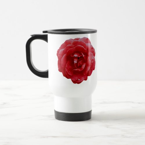 Travel Mug _ Red Red Rose