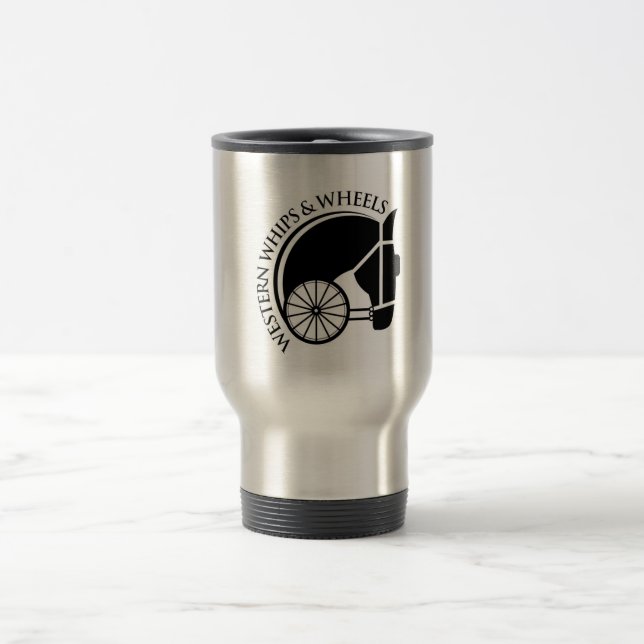 Travel Mug Western Whips and Wheels (Center)