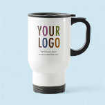 Travel Mug with Custom Company Logo Promotional
