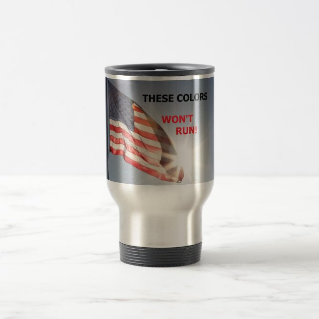 travel mug with flag (Center)