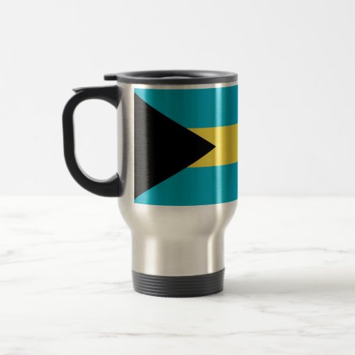 Travel Mug with Flag of Bahamas