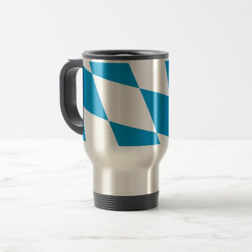 Travel Mug with Flag of Bavaria Germany