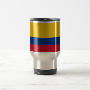 Travel Mug with Flag of Colombia