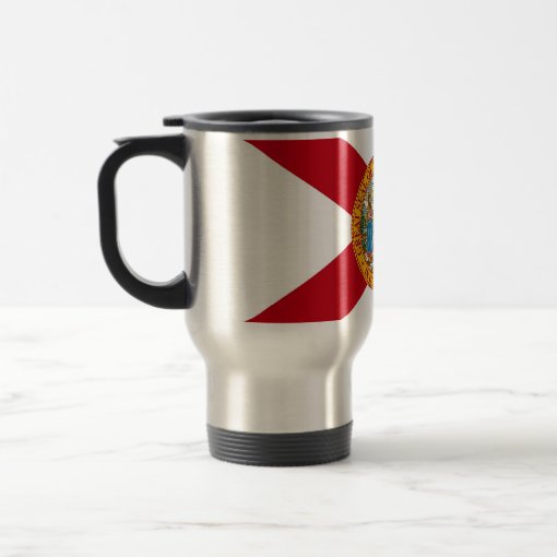 Travel Mug with Flag of Florida State - USA | Zazzle