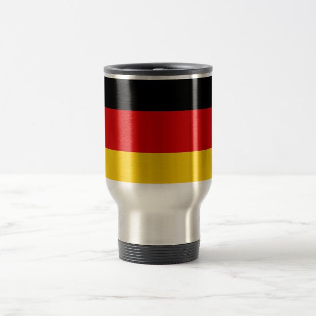 Travel Mug with Flag of Germany (Center)