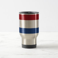 Travel Mug with Flag of Netherlands