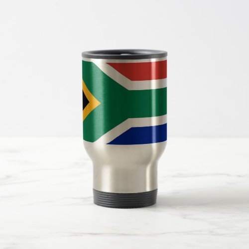 Travel Mug with Flag of South Africa