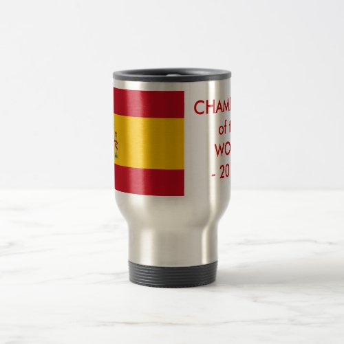 Travel Mug with Flag of Spain