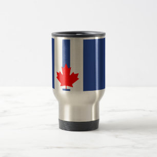 Travel Mug with Flag of Toronto, Canada