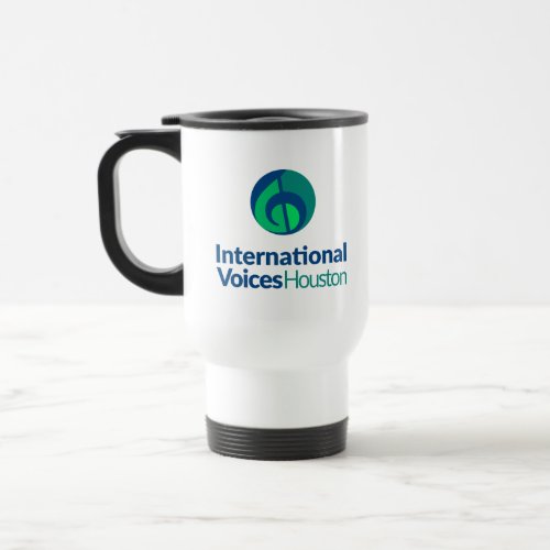 Travel Mug with IVH Logo and Mission