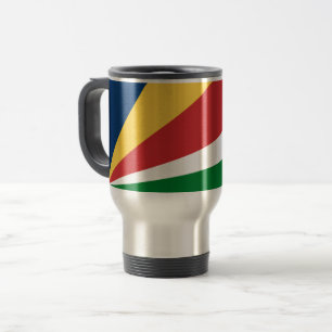 Travel Mug with Seychelles Colors Design