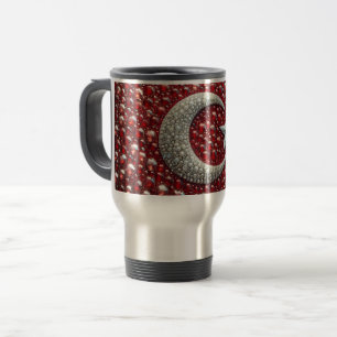 Travel Mug with Turkish Colors Design