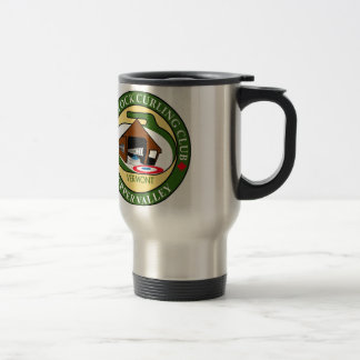 Travel mug, Woodstock Curling Club logo Mug