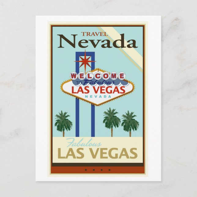 Travel Nevada Postcard (Front)