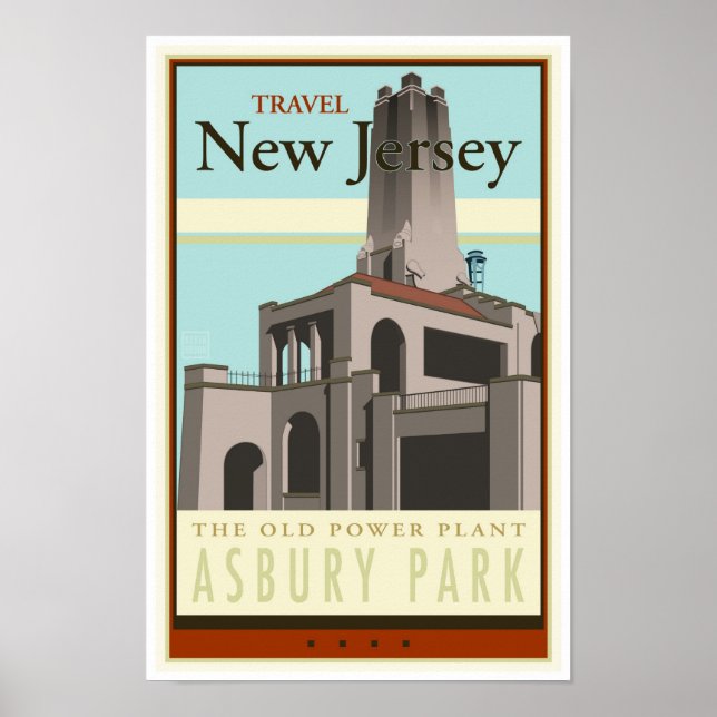 Travel New Jersey Poster (Front)