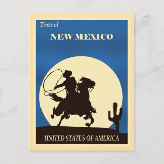 Travel New Mexico Postcard