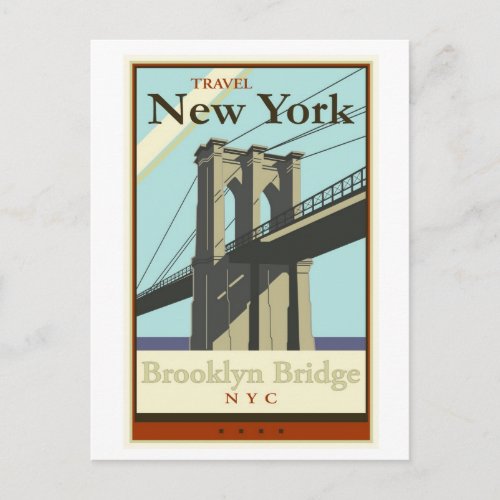 Travel New York Postcard