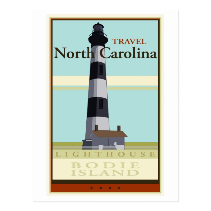 Travel North Carolina Postcard | Zazzle.com