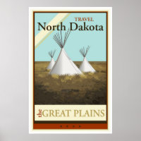 Travel North Dakota Poster