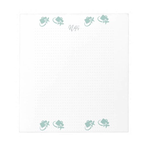 Travel Note Pad with pretty flying icon