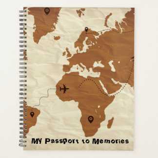 Travel notebook with motivational quotes