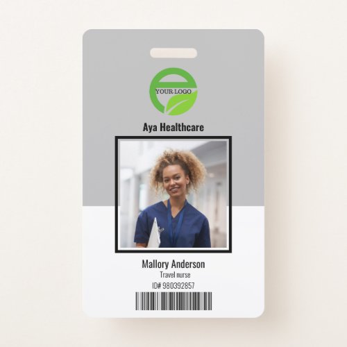 Travel Nurse ID Photo Badge