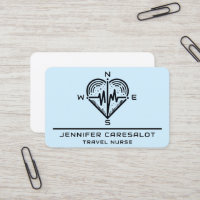 Travel Nurse RN, LVN, LPN, Caretaker Business Card