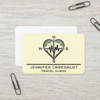 Travel Nurse RN, LVN, LPN, Caretaker Business Card