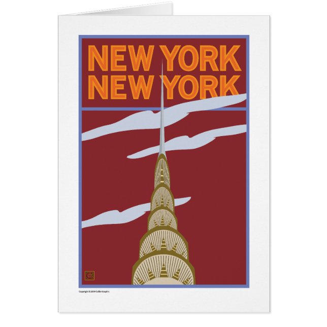 TRAVEL-NY, NY CARDS (Front)