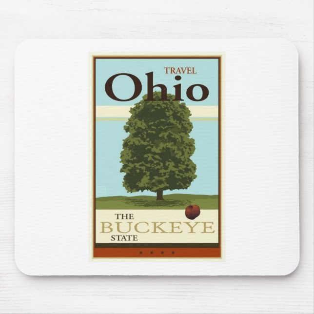 Travel Ohio Mouse Pad (Front)