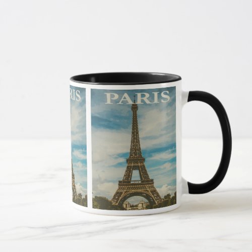 Travel Paris France Romantic Holiday Vacation Mug