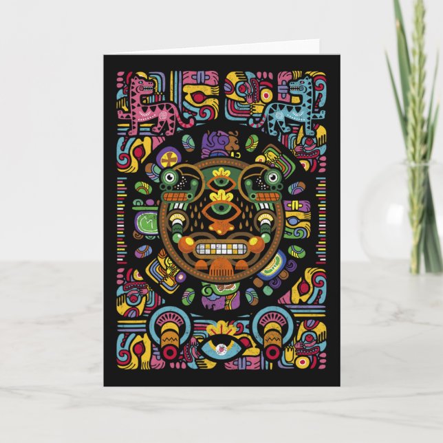 Travel Peru Lima Machu Picchu Cusco Vacation Souve Card (Front)