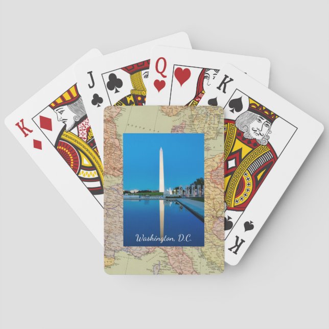 Travel Photo Make Your Own Custom Playing Cards (Back)