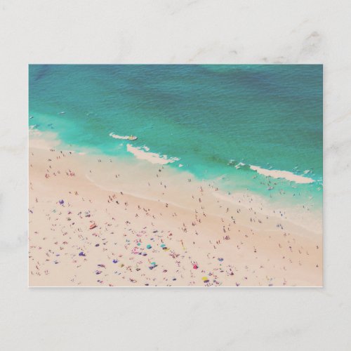 Travel Photo of the Beach with Turquoise Water Postcard