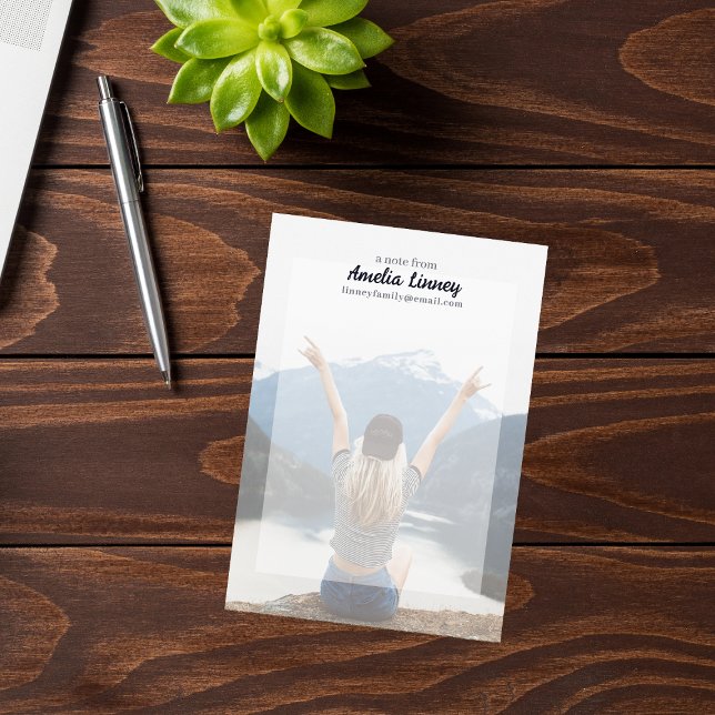 Travel Photo Personalized Notepad (Creator Uploaded)