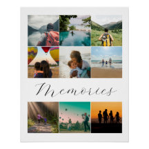 Travel photo poster