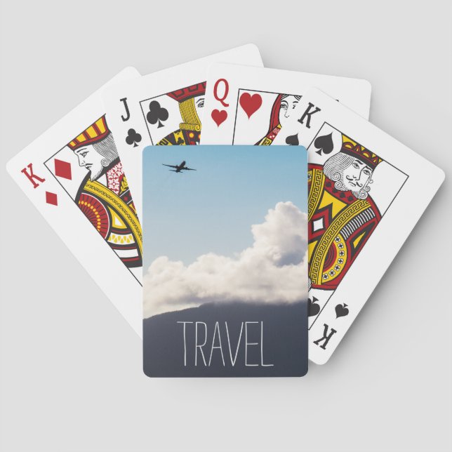 Travel Plane Poker Cards (Back)