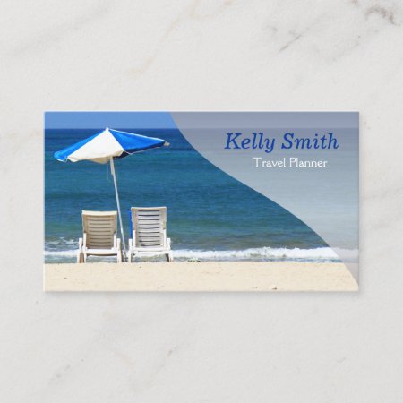 Travel Planner Agency Business Card