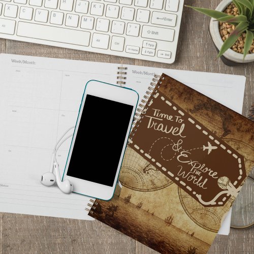 Travel Planner and Journal with Vintage Design