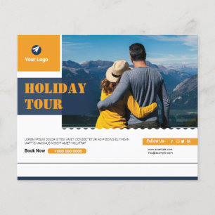 Travel Postcard Template Flyer