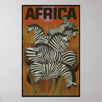 travel poster Africa