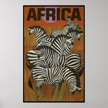 Travel Poster Africa by RetroAndVintage at Zazzle