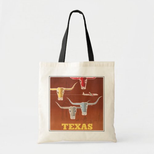 Travel Poster For American Airlines To Texas Tote Bag