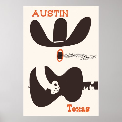 Travel Poster for Austin Texas