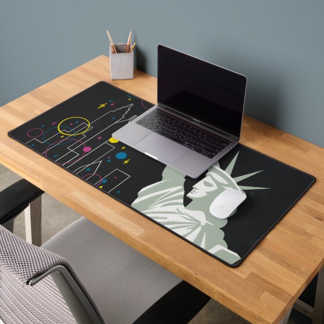 Travel Poster For Flying Northwest Airlines Desk Mat (Office 2)